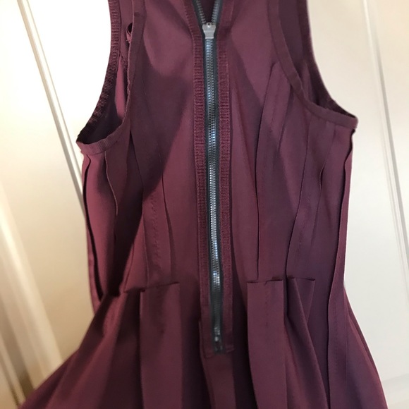 Lululemon Here To There Mini Athletics Dress Bordeaux Drama Burgundy sz 4 - Picture 9 of 14